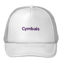 cymbals text purple hats