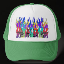 CymbaLyk Flames Symbols Hat - Cust... - Customized by MistaSCARY CymbaLyk Flames Symbols Hat - Cust... - Customized