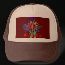 CymbaLyk Phoenix Flames Logo Hat by MistaSCARY CymbaLyk Phoenix Flames Logo Hat