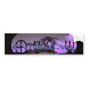 CymbaLyk Purple Dragon Bumpersticker by MistaSCARY CymbaLyk Purple Dragon Bumpersticker