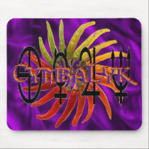 CymbaLyk Symbols Hot Peppers Purple Mousepad mousepads