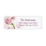 Cymbidium Orchid Wedding Return Address Labels