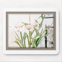 Cymbidiums in colored pencils pastels mousepads by Vuturistic Cymbidiums in colored pencils pastels mousepads