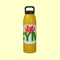 Cymru Oval Water Bottle water bottles