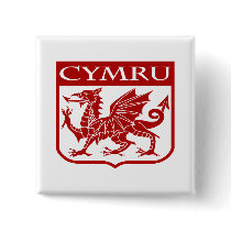 Cymru - Wales Pinback Button