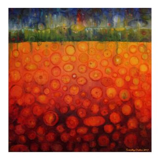 Cyndi's Garden - Canvas Print print
