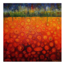 Cyndi's Garden Framed Print