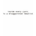 Cynic Idealist t-shirts by Darqstar Cynic Idealist t-shirts