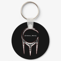 Cynical Mass Keychain Black by cynicalmass Cynical Mass Keychain Black