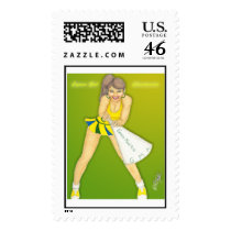 Cynna Girl Cheerleader (Cassidy) postage