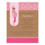 Cynthia Pink Baby Shower Invitations