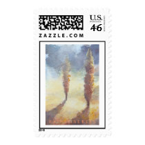 Cypress Trees postage