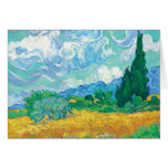 Cypresses Greeting Card