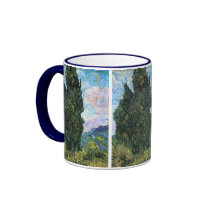 Cypresses, Vincent van Gogh Coffee Mugs