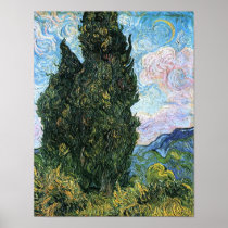 Cypresses, Vincent van Gogh Posters