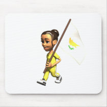 Cypriot Girl mousepads