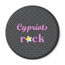 Cypriots Rock - Cute Pink Fridge Magnets
