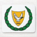 Cyprus Coat of Arms Mousepad by FlagTshirts Cyprus Coat of Arms Mousepad