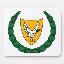 Cyprus Coat of Arms Mousepad