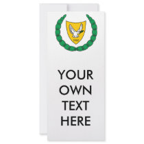 Cyprus Coat of Arms Rack Card