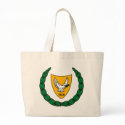 Cyprus Coat of Arms Tote Bag by FlagTshirts Cyprus Coat of Arms Tote Bag