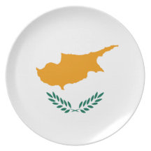 Cyprus Fisheye Flag Plate