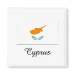 Cyprus Flag Design magnets