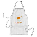 Cyprus Flag Heart aprons by Vexillophile Cyprus Flag Heart aprons