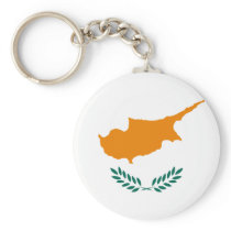 Cyprus Flag Key Chain