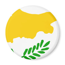Cyprus Flag Refrigerator Magnet