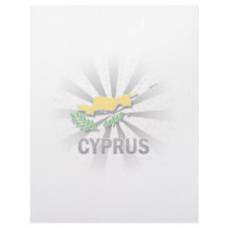 Cyprus Flag Map 2.0 Customized Letterhead