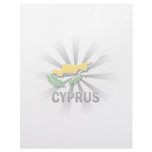Cyprus Flag Map 2.0 Customized Letterhead