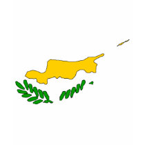 Cyprus flag map t-shirts