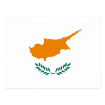 Cyprus Flag Postcard