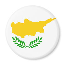 Cyprus High quality Flag Magnets