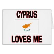 Cyprus Loves Me cards by flagshirt Cyprus Loves Me cards