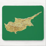 Cyprus Map Mousepad