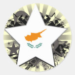 Cyprus Star Sticker