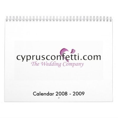 CyprusConfetti Wedding Calendar by celia08