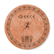 cyrcle greek design fridge magnet