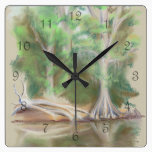 Cyrpess by the River wall clocks