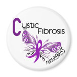 Cystic Fibrosis BUTTERFLY 3 Magnets