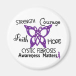 Cystic Fibrosis Celtic Butterfly 3 Refrigerator Magnets