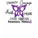Cystic Fibrosis Celtic Butterfly 3 Shirt