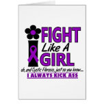 Cystic Fibrosis Fight Like A Girl 1.2 Card