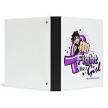Cystic Fibrosis Fist - Fight Like a Girl Binder