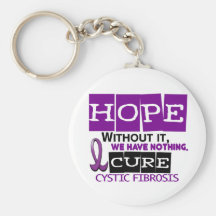 Cystic Fibrosis HOPE 2 Keychains