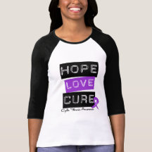 Cystic Fibrosis Hope Love Cure T Shirt