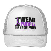 Cystic Fibrosis I Wear Purple For My Girlfriend Trucker Hat