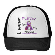 Cystic Fibrosis I Wear Purple For My Niece 43 Hats